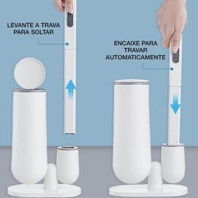 Escova Sanitária Descartável + Brinde 10 Refis