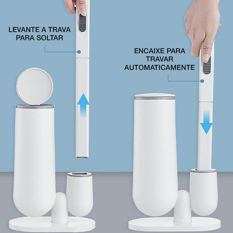 Escova Sanitária Descartável + Brinde 10 Refis