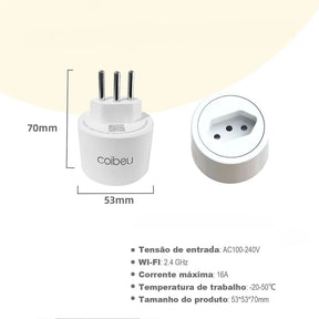 Tomada Inteligente Wi-Fi com Controle por Voz