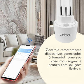 Tomada Inteligente Wi-Fi com Controle por Voz